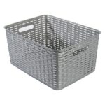 Cesto Multiuso Rattan Cinza 18L Nº5 13540
