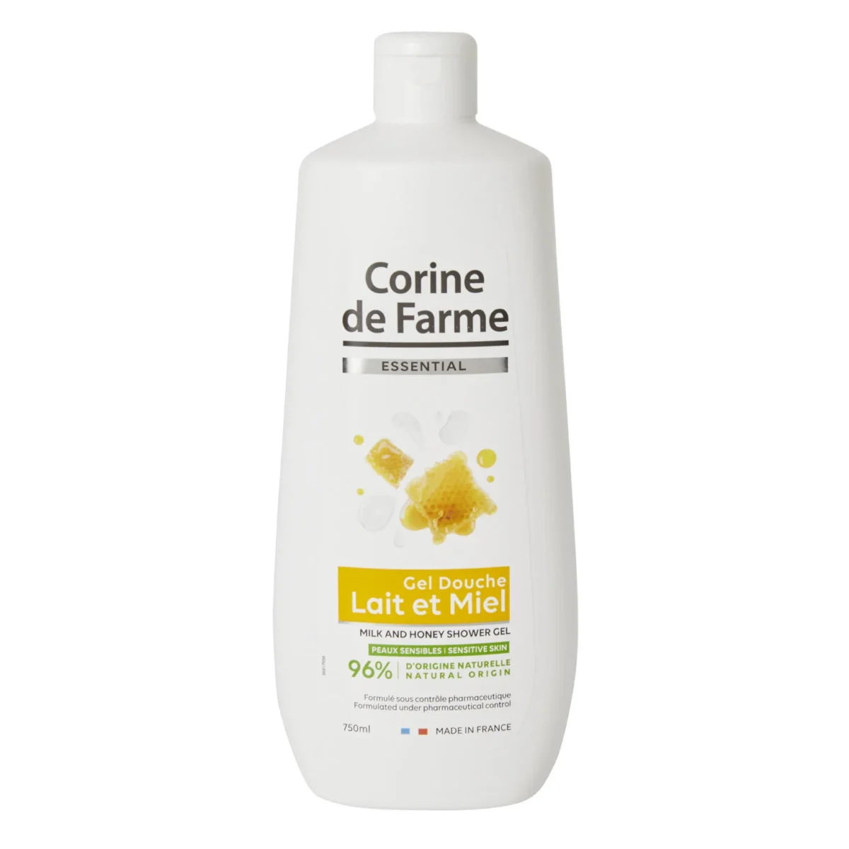 Gel Banho Leite e Mel Corine de Farme 750ML - Image 1
