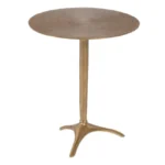 Mesa Auxiliar Alumínio Dourado 54,5 x 64 CM - Image 2