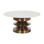 Mesa de Café Mármore Ferro MB-208599