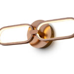 Aplique 2l Led Colette Ouro Rosa 787017