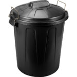 Balde Lixo Com Asa Metal 70L Hega 13736