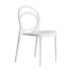 Cadeira Plástico Branco CIR11