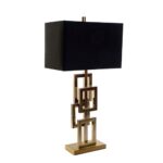 Candeeiro de Mesa Metal Dourado LA-175463