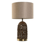 Candeeiro de Mesa Rattan Linho LA-209275