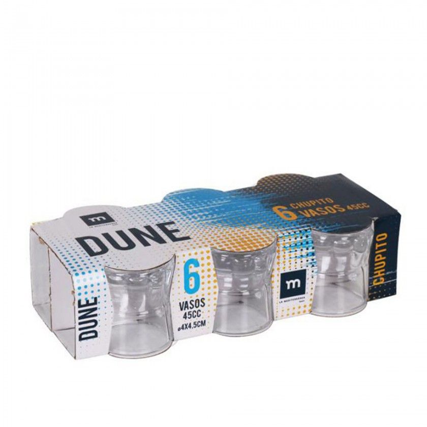 COPO CHUPITO DUNE C ASA 45CC C 6 41323206B 1 Conjunto 6 Copos Chupito Dune Com Asa 45ML - Image 1