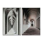 Quadro Decorativo vidro Alumínio 80 X 120 Arcos CU-211747