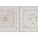 Quadro Decorativo tecido Tela 100 X 100 Mandala CU-211748