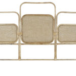 Cabeceira Cama Rattan 180x126 Natural Castanho MB-207726