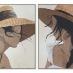 Quadro Decorativo Ps Tecido Tela 104 x 4,5 x 143,5 cm CU-207750