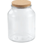 Frasco Vidro com Tampa de Cortiça 2900ML BE03030476399