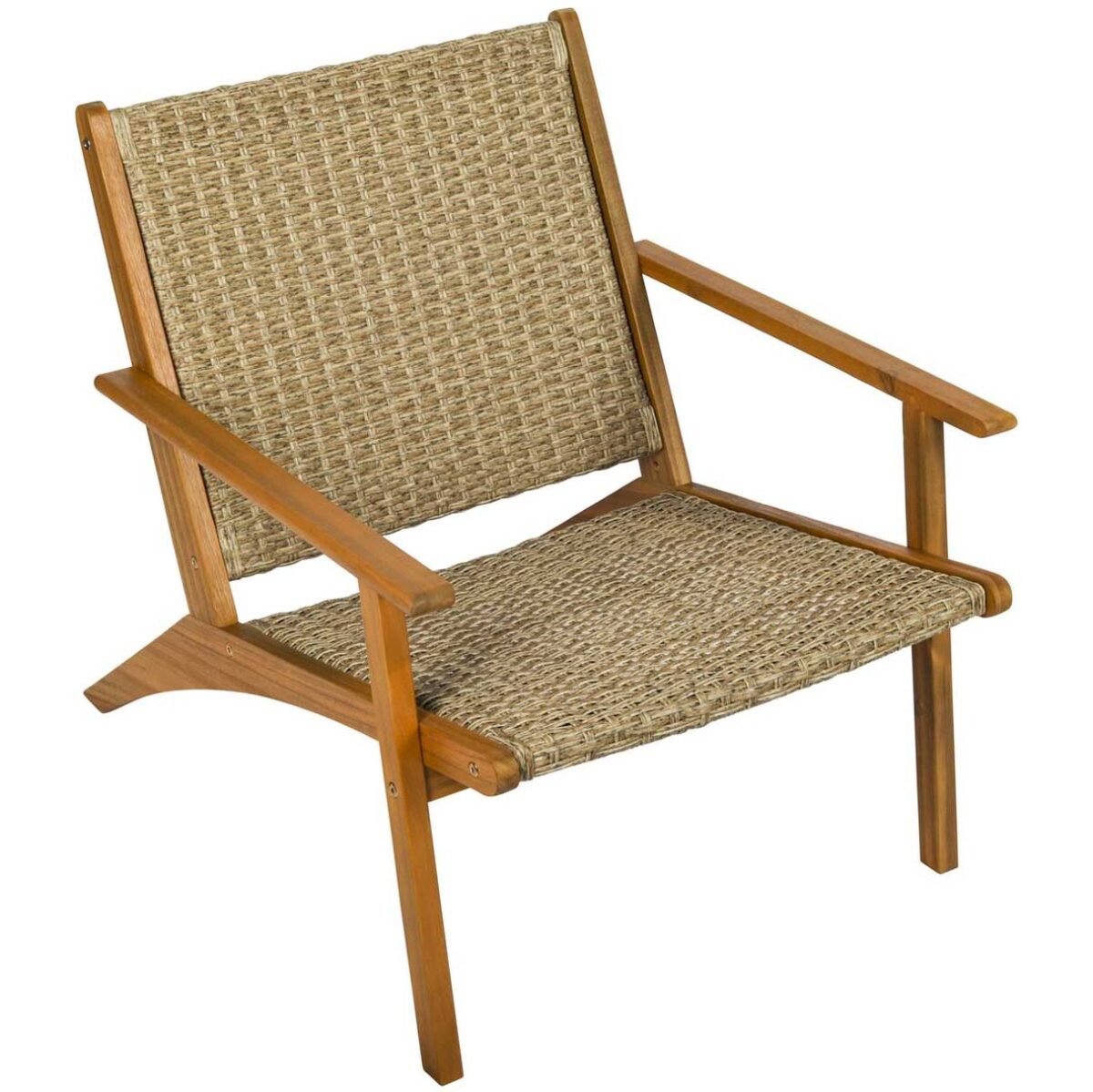 Conjunto de Jardim 3 Peças Acacia / Rattan VM2000020 - Image 5