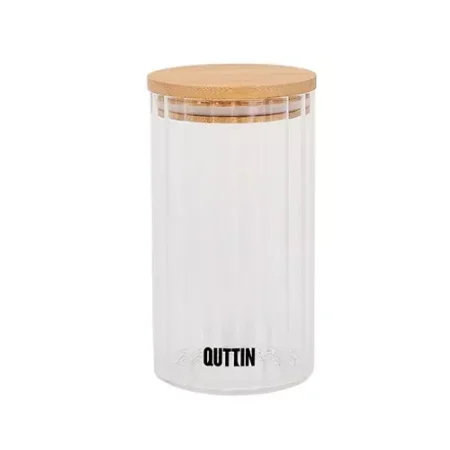 Frasco de Vidro com Tampa de Bambu BQ03030174750