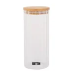 Frasco de Vidro com Tampa de Bambu BQ03030174751
