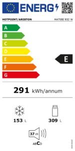 Frigorífico Combinado Hotpoint Ariston HA70BI 932 W - Image 4