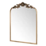 Espelho Cornucópia PP Ouro Velho