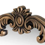 Espelho Cornucópia PP Ouro Velho - Image 3