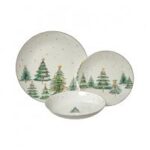 SERVIÇO 18PÇS PORCELANA NATAL 24673