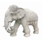 ELEFANTE NATURAL BRANCO 0846G