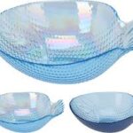TIGELA VIDRO PEIXE 240X195X70MM 044400400