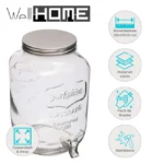 FRASCO DISPENSADORC/SUPORTE 8L METAL BY03030378100 - Image 2