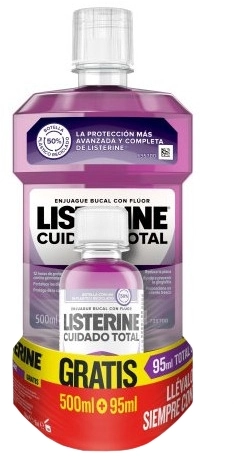 LISTERINE BUCAL TOTAL CARE 2EN1 6X500ML