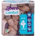 FRALDA LIBERO COMFORT OPEN T4 7-11KG 8X26PÇS 67784 - Image 2