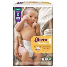 FRALDA LIBERO NEWBORN T1 2-5KG 3X66PÇS 677844