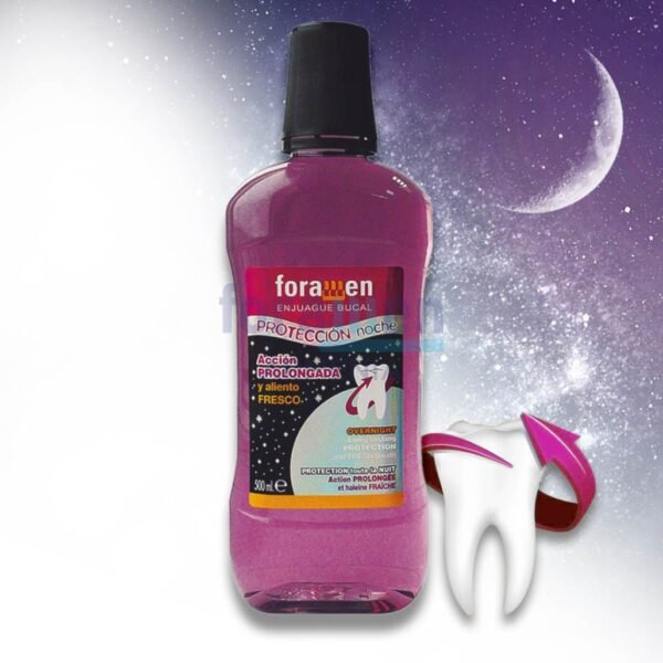 ENJUAGUE BUCAL FORAMEN PROTECCION NOCHE 12X500ML